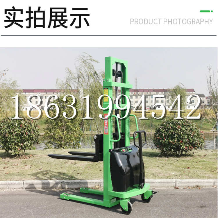 富源县电动叉车堆高车液压铲车电瓶1吨2吨站驾步行式小型全自动叉车